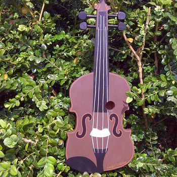 Personalised Fiddle/Violin Bird Box, 3 of 6