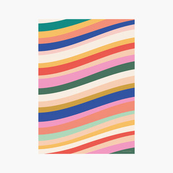 Waves Gift Wrapping Paper By Duke & Rabbit | notonthehighstreet.com