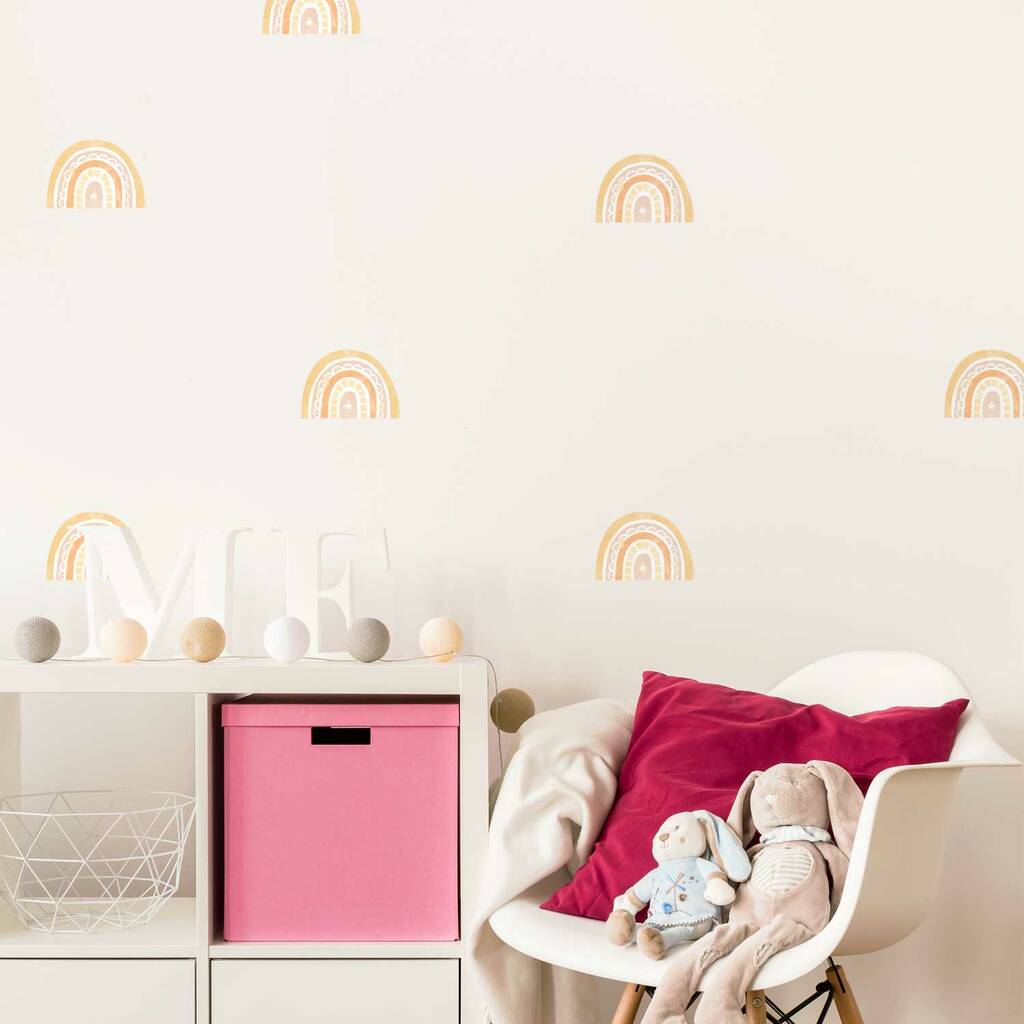 Rainbow Fabric Wall Decal Set By SirFace Graphics