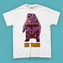 Funny Eat Trash Bear Adult Men's T Shirt, thumbnail 4 of 6