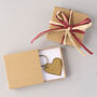 19th Anniversary Bronze Love Heart Keyring, thumbnail 3 of 4