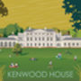 Kenwood House London Retro Style Art Print, thumbnail 2 of 3