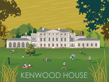 Kenwood House London Retro Style Art Print, 2 of 3