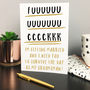 Funny Rude Groomsman Card With Personalised Quote, thumbnail 2 of 3