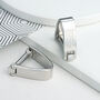 Contemporary Personalised Wrap Cufflinks, thumbnail 3 of 9