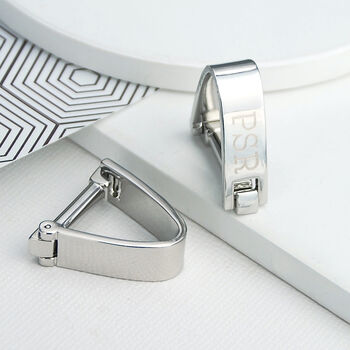 Contemporary Personalised Wrap Cufflinks, 3 of 9