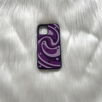 Swirls And Hearts Phone Case, 4 of 5