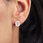 Sterling Silver Or Gold Tree Of Life Disc Stud Earrings, thumbnail 1 of 9