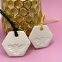 Hexagon And Bee Diffuser Decoration, thumbnail 3 of 7