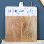 Seagull With Chips Wooden Chopping Board, thumbnail 1 of 3