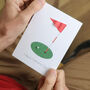 Happy Father's Day Golf Card, thumbnail 3 of 7
