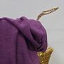 Sparkle Scarf In Dark Purple, thumbnail 2 of 3