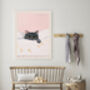 Cat Quote 'Stay In Bed With My Cat' Art Print, thumbnail 5 of 5