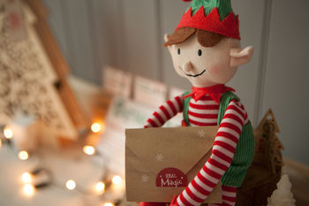 Boy Christmas Elf Toy And Magical Reward Kit, 5 of 8
