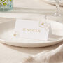 Blossom Foiled Wedding Place Cards, thumbnail 1 of 2