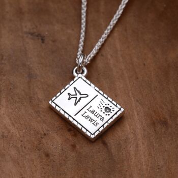 Postcard Personalised Silver Charm, 9 of 12