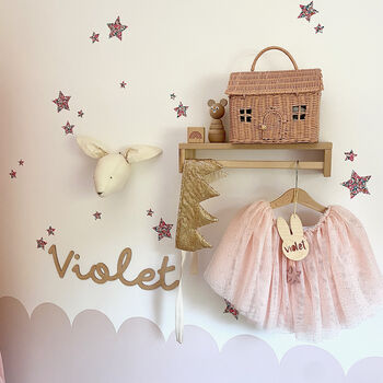 Liberty Fabric Star Wall Stickers, 5 of 7