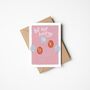 Hip Hip Hooray First Birthday Greeting Card, thumbnail 1 of 2