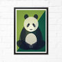 Mid Century Panda Art Print, thumbnail 1 of 2