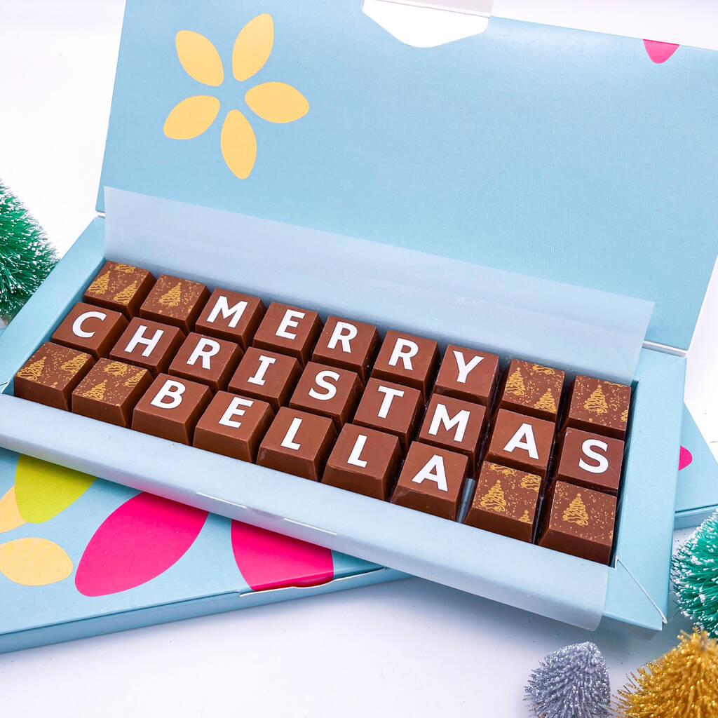Personalised Christmas Chocolates, 1 of 11