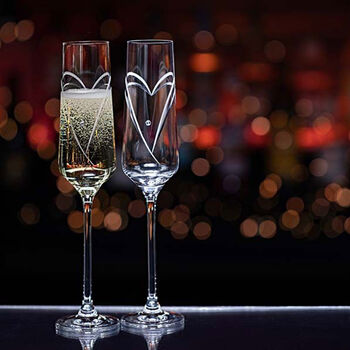 Dartington Romance Champagne Flutes – Set Of Two, 2 of 4