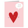 Mini Love Heart Card, thumbnail 3 of 4