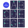 Glow In The Dark Stars Constellation Name Print, thumbnail 9 of 12