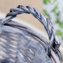 Giverny Heather Grey Willow Basket, thumbnail 4 of 6