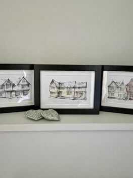 Medieval Lavenham ‘Guild Hall’ Framed Print, 3 of 7