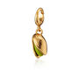Gold Pistachio Charm Necklace, thumbnail 4 of 6