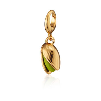 Gold Pistachio Charm Necklace, 4 of 6