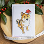 Shiba Inu Christmas Card, thumbnail 1 of 7
