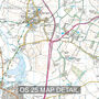 Personalised Postcodes Couples Map Print, thumbnail 7 of 8