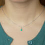 0.5ct Australian Opal Doublet Necklace, thumbnail 2 of 3