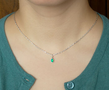 0.5ct Australian Opal Doublet Necklace, 2 of 3