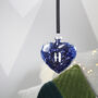 Initial Filled Glass Christmas Bauble, thumbnail 8 of 9