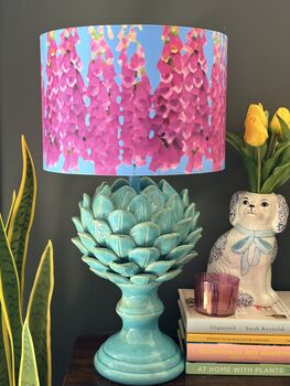 Dancing Lupins Floral Lampshade, 3 of 8