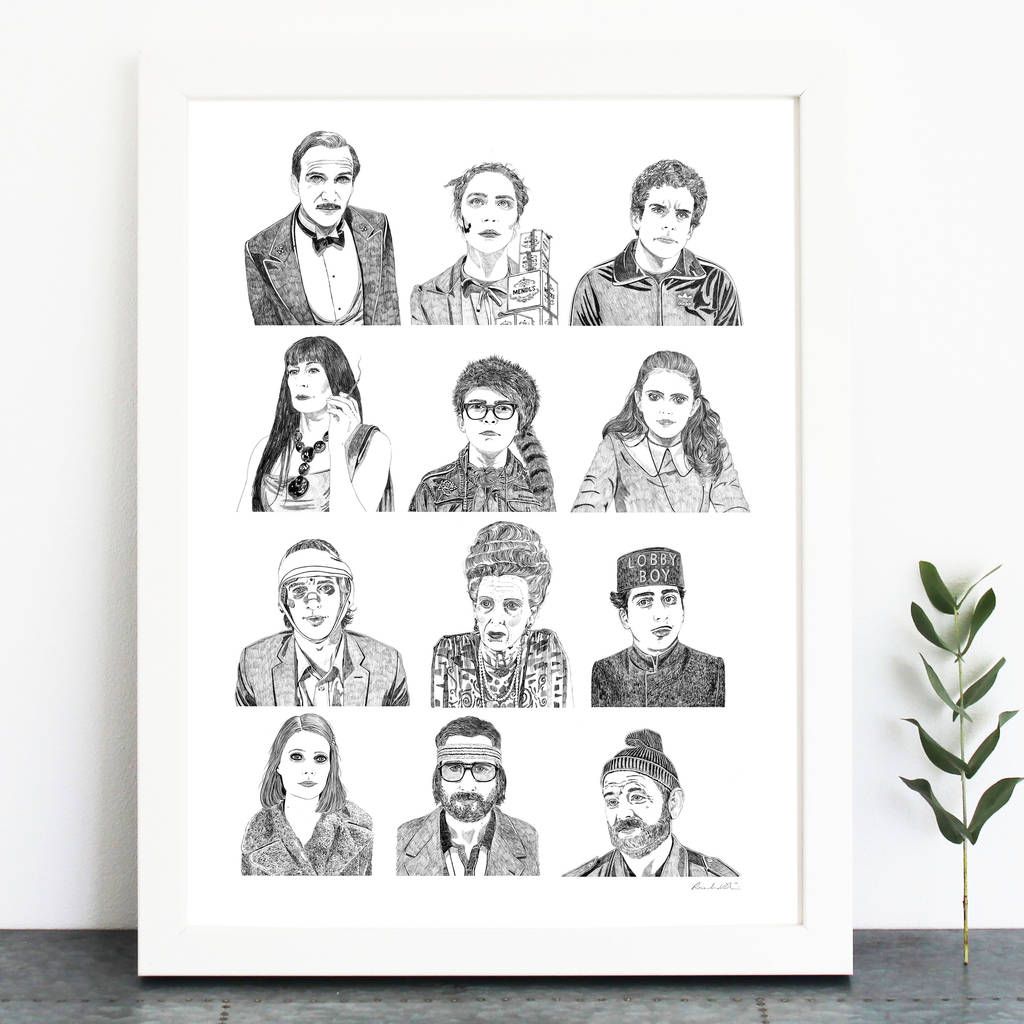 Wes Anderson Print, 1 of 4