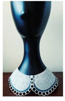 The White 'Spangle Spangle' Sequin Peter Pan Collar, 4 of 4