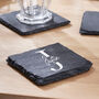 Set Of Four Personalised Slate Coasters, thumbnail 4 of 4