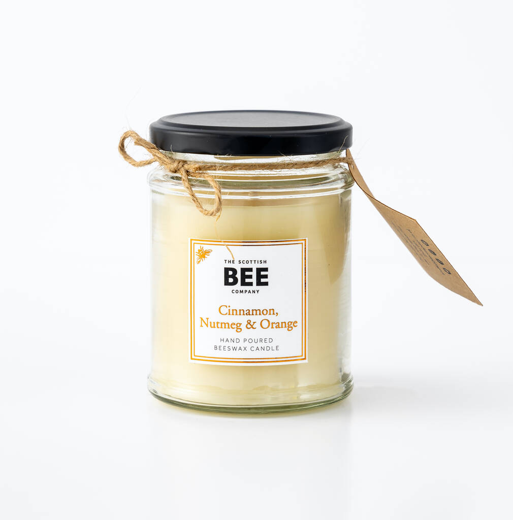 Scented Beeswax Candle By Scottish Bee Co