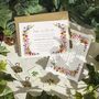 Wildflower Flat Evening Wedding Invitations, thumbnail 2 of 7