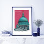 St Paul's Cathedral London A3 Art Print, thumbnail 3 of 3
