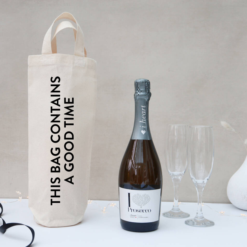 Fun Bottle Gift Bag 'This Bag Contains A Good Time', 1 of 4