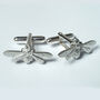 Bee Cufflinks, English Pewter And Silver Gifts For Men, thumbnail 4 of 9