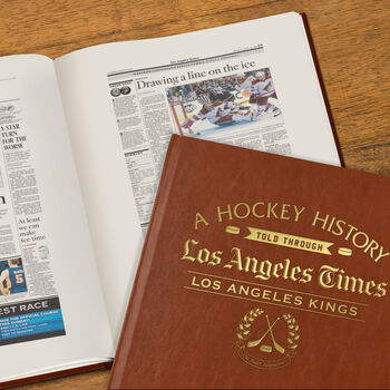 Los Angeles Kings Personalised Gift Newspaper Book, 4 of 12