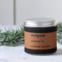 Personalised Invigoré Siberian Fir Scented Candle, thumbnail 1 of 4