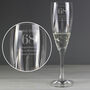 Personalised Big Age Cut Crystal Champagne Flute, thumbnail 6 of 6