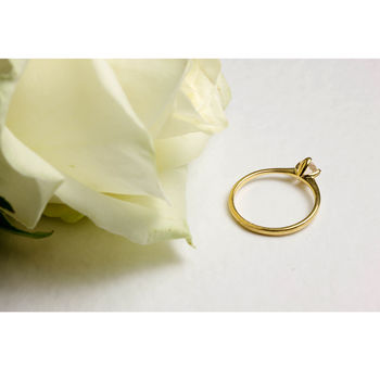Morganite Petal Ring Silver/Gold/Rose Gold By Lee Renee ...