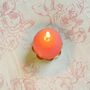 Pink And Orange Egg Shaped Candle, thumbnail 4 of 5